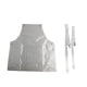 thumbnail image 3 of Delantal de chef con correas ajustables, ideal para esculturas, carpinteros y cafeterías. Blanco 30 Grosor, 3 of 9