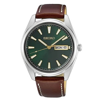 Seiko Men's Day Date Flex Band Watch SGG744 - Walmart.com