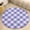 Flannel-1, variant on Purple Diamond Grid Color Round Area Rugs for Bedroom Living Room, 4FT Soft Indoor Circle Carpets, Carpet Home Decor Floor Mat