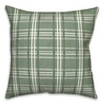 thumbnail image 2 of Creative Products Busy Plaid Green 16 x 16 Indoor / Outdoor Pillow, 2 of 2