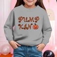 thumbnail image 2 of WXFAZCVU Girls Crewneck Sweatshirts Halloween Cotton Long Sleeve Top Fall Outfits Going Out Size 4Y, 2 of 4