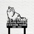 thumbnail image 5 of Handmadetneonsign Persian Cat Memorial Metal With Stake, Persian Cat Pet Metal Name Sign Stake, Cat Metal Stake Decor, 5 of 5