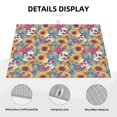 thumbnail image 3 of Balery colorful Skull sunflower Alfombrilla de Secado para Cocina, 18x24 Pulgadas, Súper Absorbente para Platos y Encimeras, 3 of 7