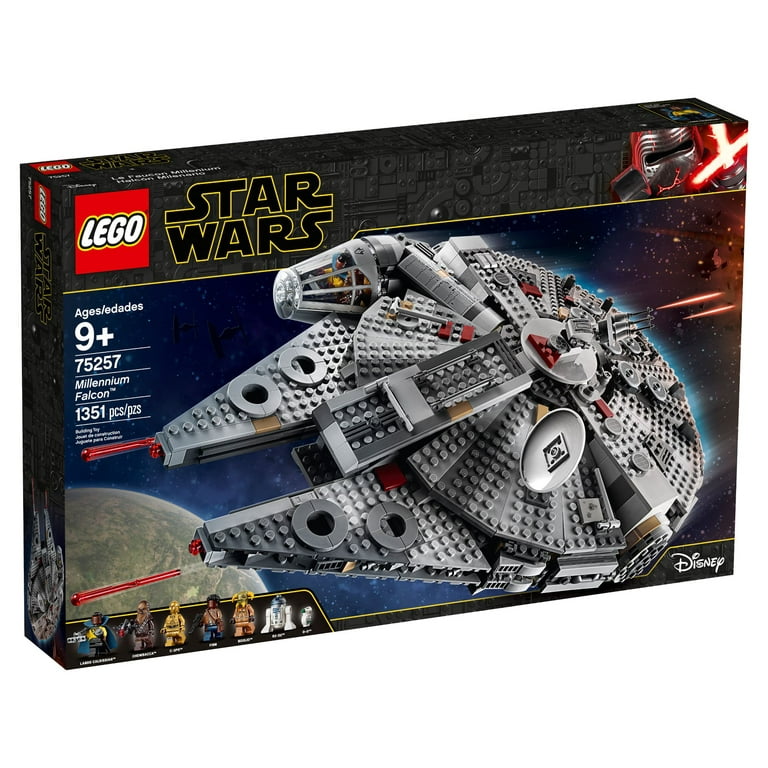 LEGO Star Wars: The Rise of Skywalker Millennium Falcon 75257 Starship  Model Building Kit and Minifigures (1,351 Pieces) 
