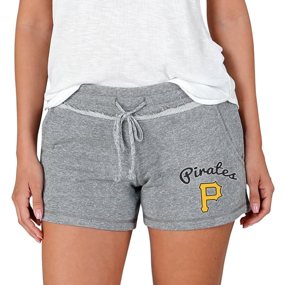 Women's Concepts Sport Gray Pittsburgh Pirates Mainstream Terry Shorts