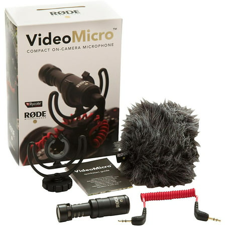 Rode Microphones VideoMicro Compact Directional On-Camera (Best Rode Mic For Dslr)