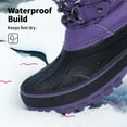 thumbnail image 5 of DREAM PAIRS Ankle Snow Boots Boys Girls Winter Warm Lace Up Waterproof Boots Shoes, 5 of 6