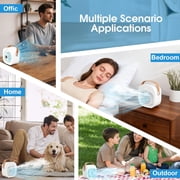 Portable AC for Car, 25W Rechargeable Portable Air Conditioners, Mini AC Unit 2 Cool Air Spray, Personal Cooling Fan with 2 Speeds, Small Room Air Conditioners for Bedroom, Office, Outdoor