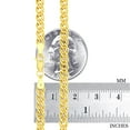 thumbnail image 4 of Nuragold 10k Real Yellow Gold Double Cuban Link 4.5mm Curb Chain Necklace (18"-26") Italian Jewelry for Men & Women, 4 of 9