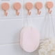 thumbnail image 4 of Ganchos de pared adhesivos (paquete de 5) | Ganchos de plástico resistentes sin taladro con rotación de 360° | Instalación sencilla y sin daños | Soportes multiusos para toallas y utensilios de, 4 of 6