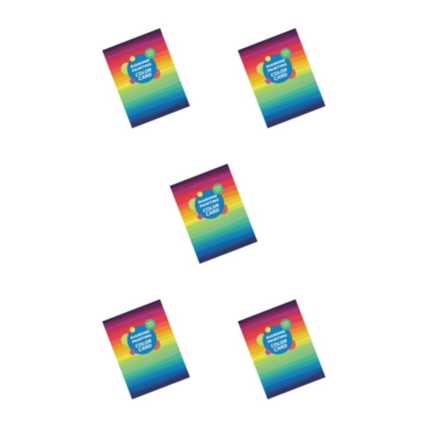 Injueey Coloridos proyectos de bricolaje al siguiente nivel con los folletos de gráficos de tarjetas de colores de tarjetas de colores DMC Type2 NO2