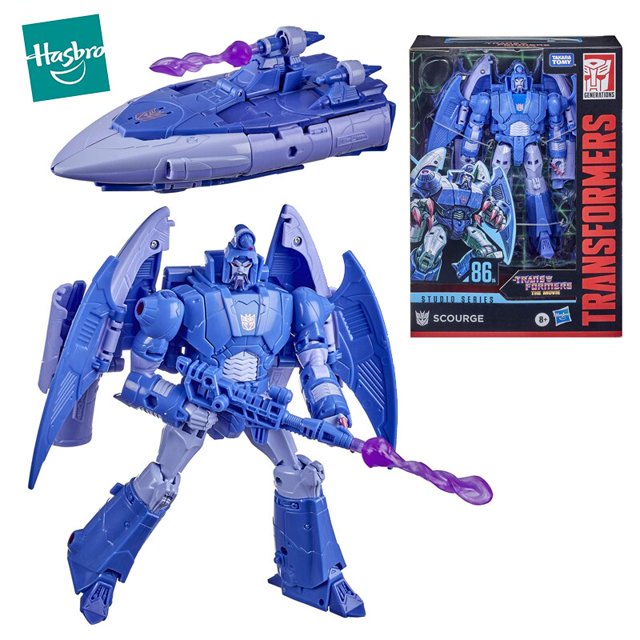 Figura de acción de Anime Hasbro-TransDevices Studio Series 86, G1, Sweep Wreck-Gar, Gnaw Dinobot Robot, modelo de juguetes para niños, regalo para niño zhangyuxiang LED