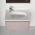 thumbnail image 5 of Blossom Thun 30" Floating Vanity | Khaki | LED Wall Mount Cabinet with Acrylic Sink & Storage, 5 of 10