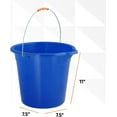 Superio Plastic Bucket 2 Gallon Bucket for Cleaning Car Wash Bucket