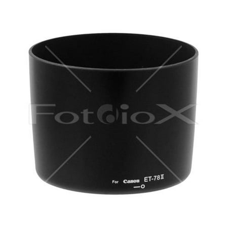 Canon Et 65b Lens Hood Fotodiox Lens Hood for Canon EOS EF 135mm f/2.0L, 180mm f/3.5L Lens, (replaces Canon ET-78II, ET-78 II) ()