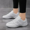 thumbnail image 4 of White Cheerleading Shoe Fitness Training Athletic Sport Competition Tennis Sneakers Youth Adult Cheer Shoes, 4 of 15
