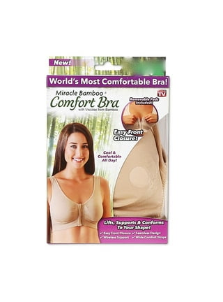 New Miracle Bamboo Comfort Bra with Viscose from Bamboo, Sz XL Bust 40 –  The Warehouse Liquidation