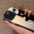 thumbnail image 3 of Designed for IPhone Case,Cute Art Cartoon Cat Pattern Shockproof Protective Cover Phone Case (iPhone 13,White), 3 of 5