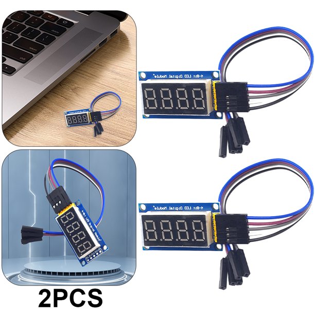 Tablero pantalla LED digital 74HC595 Módulo 0 4 pulgadas 3.3-5V dígitos