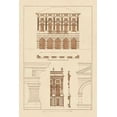 thumbnail image 2 of Buhlmann, J. 23x32 Gold Ornate Wood Framed with Double Matting Museum Art Print Titled - Palazzo Verzi at Verona, Palazzo Madama, 2 of 4