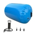 thumbnail image 1 of Colchoneta inflable para gimnasia, barril de aire para mujer, rodillo de gimnasia para entrenamiento de espalda y manos, para coordinación corporal y Azul, 1 of 8