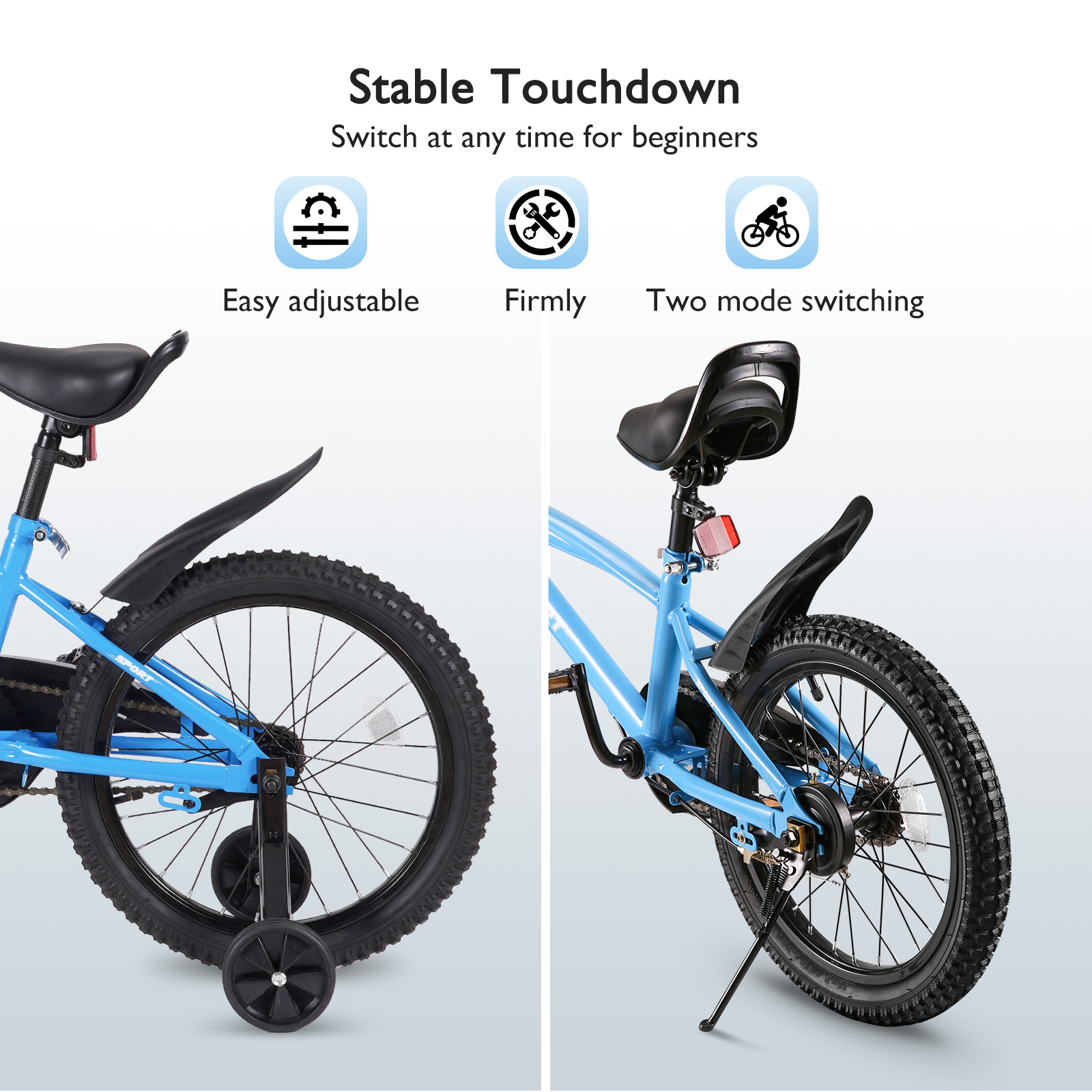 Naipo 18" Kids Bike with Removable Training Wheels photo 3