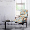 thumbnail image 2 of KingShop Set of 4 Patio High Back Chair Cushion, Dining Chair Cushion, Premium Chair Cushions and Pads for Indoor, Back and Seat Cushion with Non Skid Ties, 2 of 6