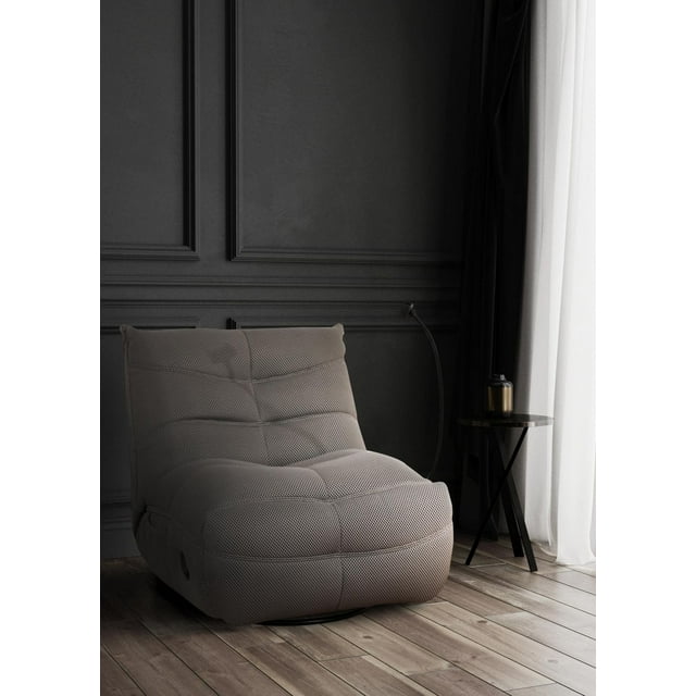 K-Living Ava Monaco Fabric Rocker Recliner with Mobile Holder and Side Pocket