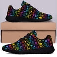 thumbnail image 3 of Rainbow Pride Shoes Mens Womens Running Sneakers Mesh Breathable Jogging Walking Shoes Black Size 8, 3 of 7