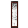 thumbnail image 2 of ArtToFrames 6" x 28" Matte Mahogany with Gold Accent Diploma Picture Frame, 6x28 inch Brown Wood Poster Frame (WOM-5109), 5 Pack, 2 of 6