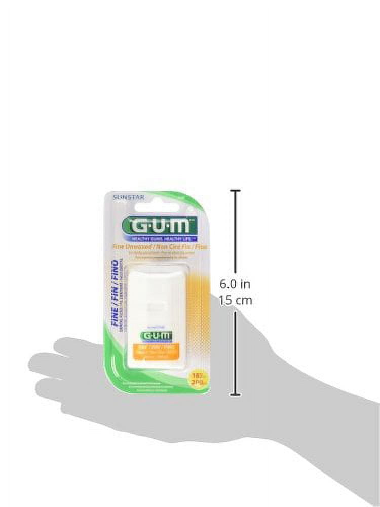 GUM fine unwaxed 200yds with dispenser