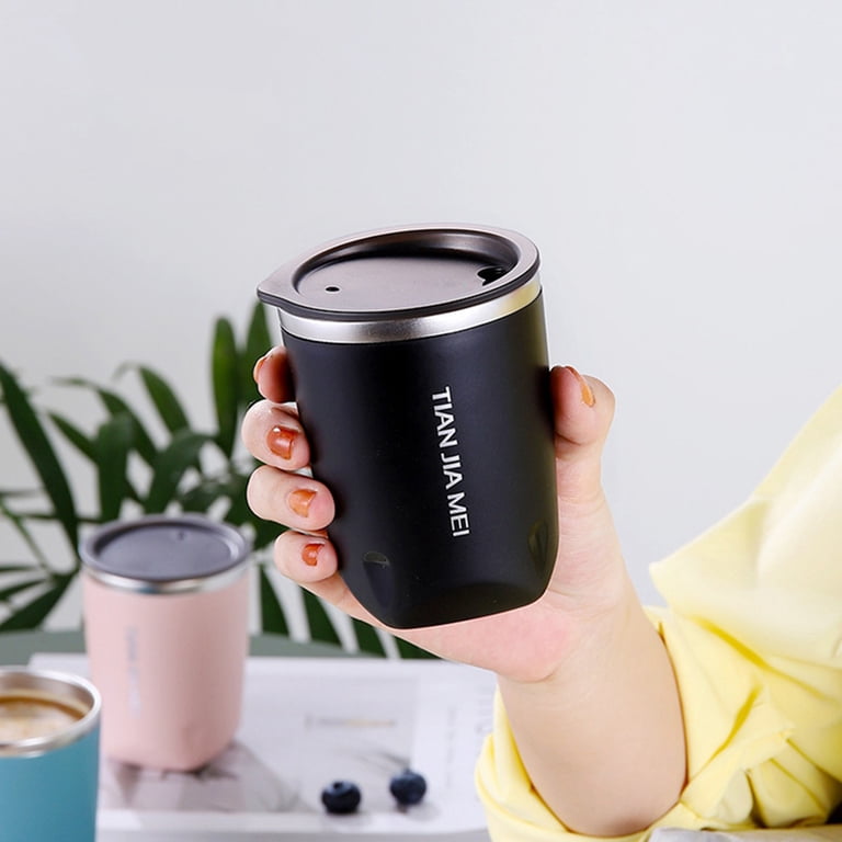 10oz Tumbler,Stainless Steel Vacuum Insulated Coffee Travel Mug,Insulated  Coffee Mug Travel Mug with Lid Thermal Cup for Outdoor,Reusable Travel  coffee mugs leak-proof,Blue,3.15x4.13" - Walmart.com