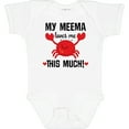 thumbnail image 3 of Inktastic My Meema Loves Me Grandson Boys or Girls Baby Bodysuit, 3 of 5