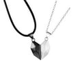 thumbnail image 2 of TopLLC Colliers & Pendentifs Collier Couple Collier Couture Collier Fragments Bijoux Boucles d'Oreilles Blanches pour Femmes, 2 of 5