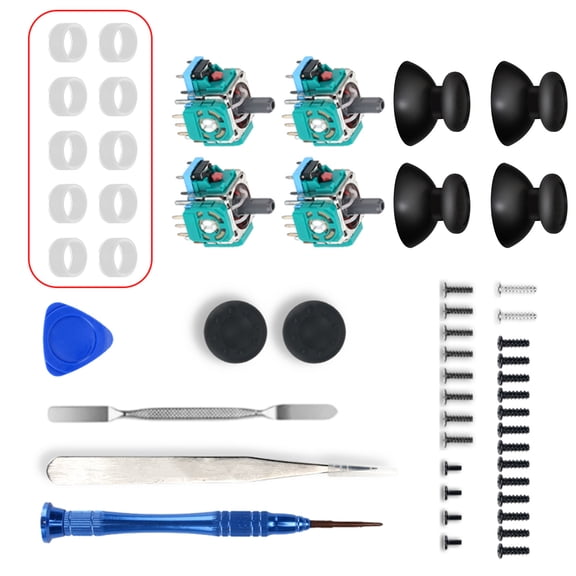 Joysticks Replacements for P5 Controllers, 3D AnalogSensor Wheel ThumbSticks Joystick RockerModule Repair Kit