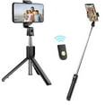 thumbnail image 1 of axGear Trépied de Perche à Selfie avec Télécommande Sans Fil Bluetooth, Support de Téléphone Extensible, 1 of 8