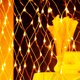 thumbnail image 1 of Guirnaldas navideñas de 8 modos luces LED de red de hadas Ehuebsd fiesta de Navidad jardín decoración de boda cortina de luz 15 m x 15 m, 1 of 9