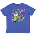 thumbnail image 3 of Inktastic Holiday Nutcracker and Candy for Christmas Youth T-Shirt, 3 of 5