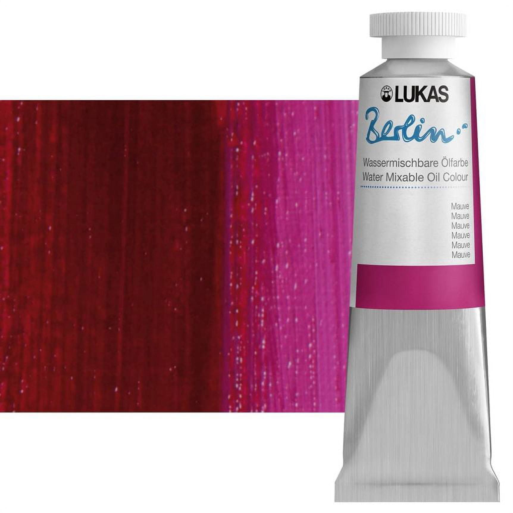Lukas Berlin Artist Water Mixable Oil Paint Colors, Solvent Free,