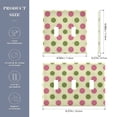 thumbnail image 2 of Yayeee Toggle Light Switch Wall Plate 2-Gang 4.56"x4.48" Decorative Outlet Cover, Pink Polka Dots Pattern, 2 of 7