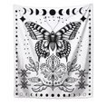 thumbnail image 1 of Tapiz decorativo para el hogar de la serie de mariposas en blanco y negro 150 * 130 cm JAMW Sencillez, 1 of 5