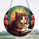 thumbnail image 4 of (2) Del Con Ventana 20*20cm Con Acrílico Gato Y Libro Atrapasoles, 4 of 9