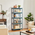 thumbnail image 2 of Topeakmart 2 Pieces of 5 Tiers Boltless Storage Shelf Goods Rack for Home Warehouse, Neptune Blue, 2 of 8
