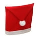 thumbnail image 1 of Gorro navideño, fundas para sillas, fundas traseras suaves para sillas rojas para el respaldo de la silla de la cena en casa, 1 of 4