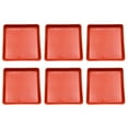 thumbnail image 1 of Quentinu 6pcs Creative Plastic Flower Pot Tray Creative Plants Gardening Pot Tray, 1 of 6