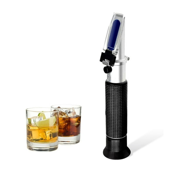 HandHeld Alcohol Refractometer Liquor 0-80% Alcohol Content Tester Wine Concentration Tester Portable Alcoholometer ,Enhanced Precision