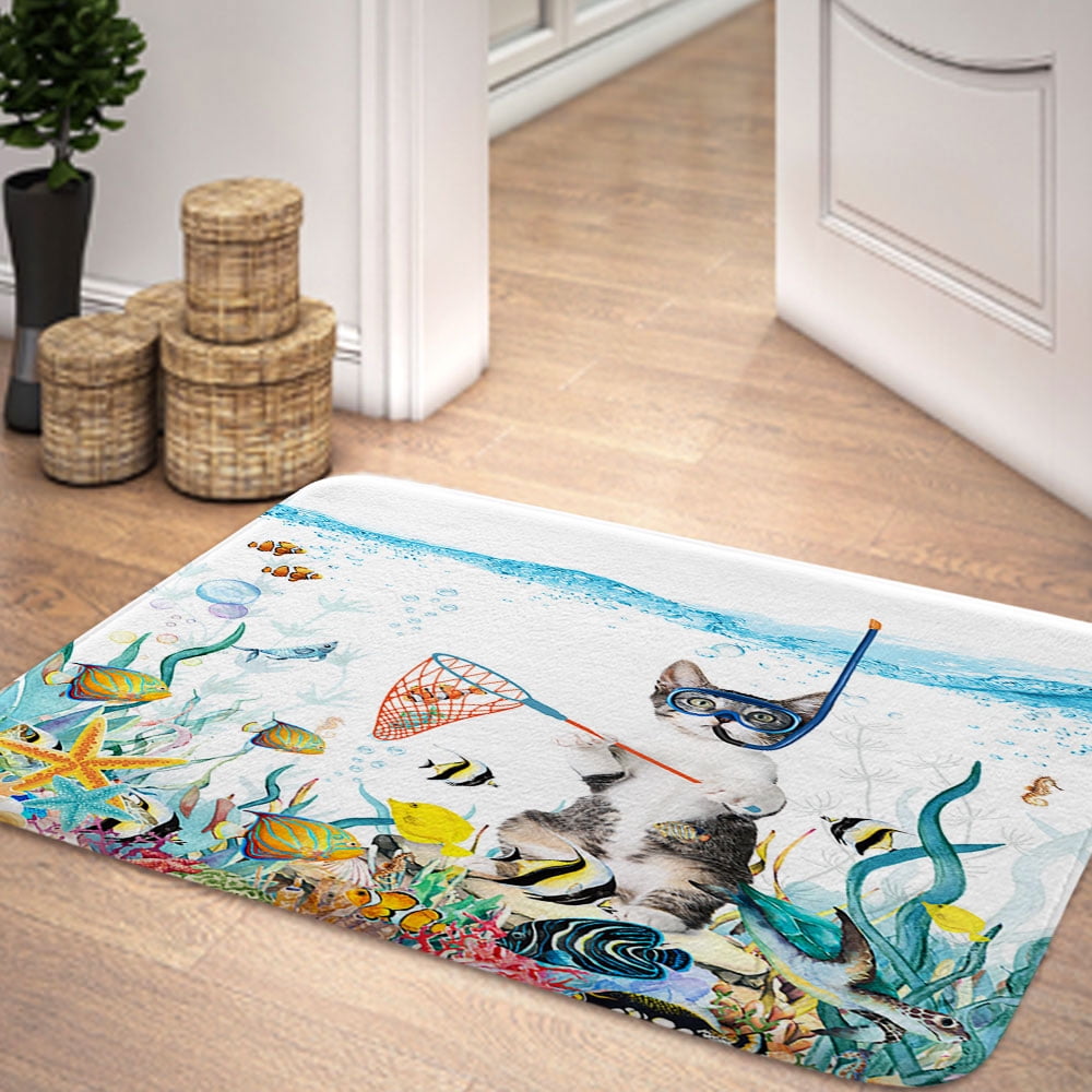 Bath Mat With Fish Coastal Beach Ocean Kids Bathroom Rugs Starfish Seashell  Conch Bath Mats Children Tropical Nature Theme Decor Shower Tub Sea  Creatures Accessories 16 70febb10 A4c8 445f 8f19  0b0c5e13e9d0.5d69b2d007e7e72dde362b854a564bdc Koi, image size:1000x1000