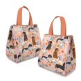 thumbnail image 2 of Dachshund and Flower Insulated Lunch Bag for Women & Adults,Large Portable Soft Cooler Lunch Bag,Thermal Food Storage Tote with Pearl Cotton,8.66L,8.75x5.75x9.5 Inch, 2 of 6