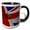 Black/White, variant on 3drose, British Union Jack Flag, Langley, British Columbia - Cn02 Wbi0401 - Walter Bibikow, 11oz Two-tone Green Mug