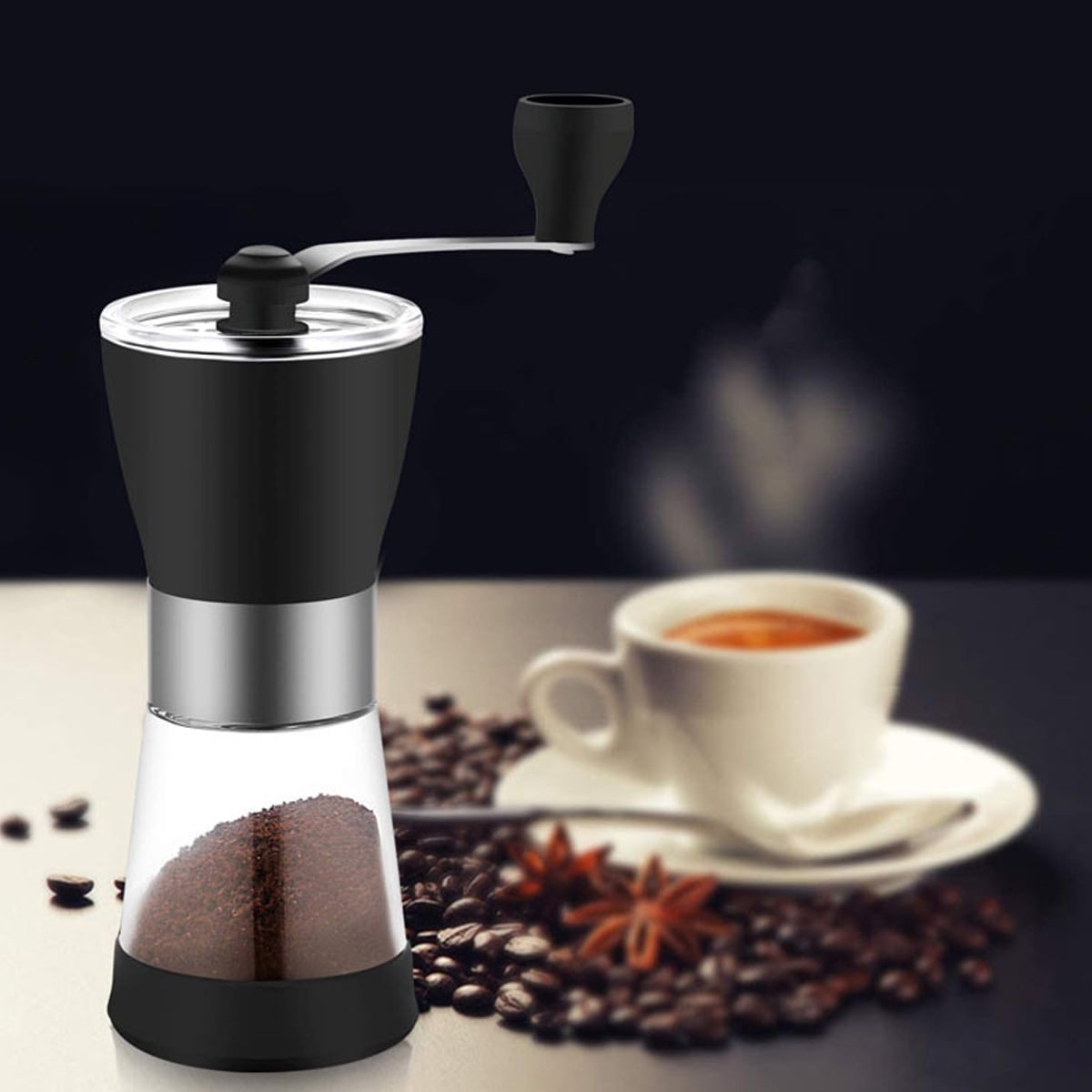 Ultra Thin Ceramic Burr Hand Coffee Grinder (1pcs)
